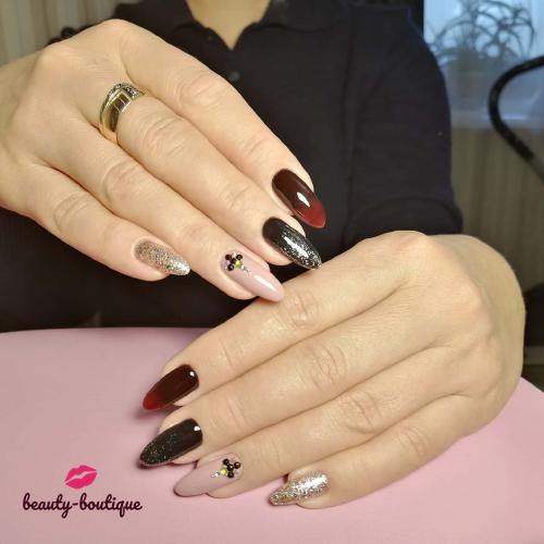 Классический Акварель ногтей красивый